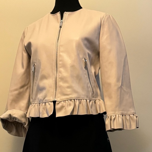 Zara Pleather Jacket - Picture 1 of 2